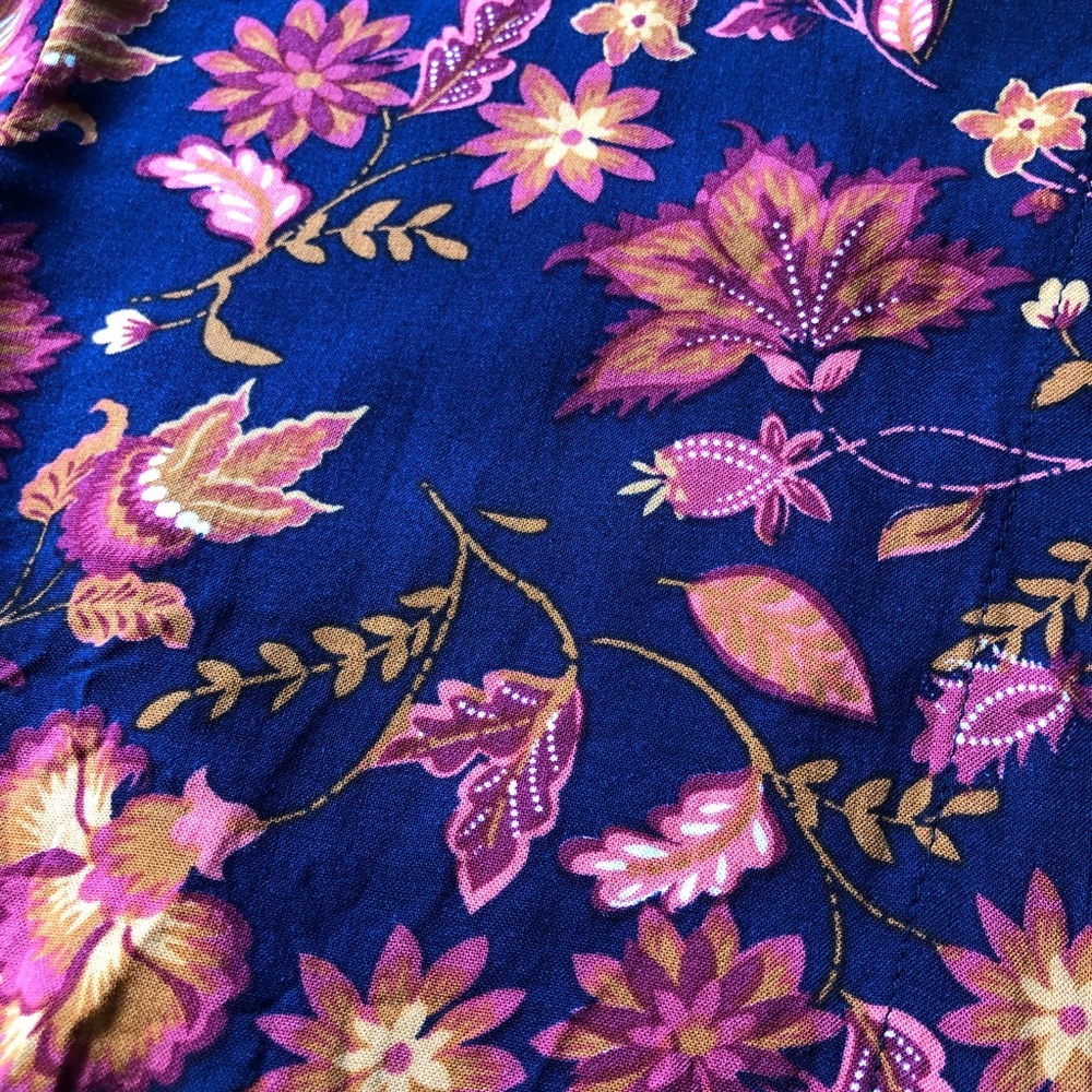 Flower print crop top - Size XS - Picture 5 of 6